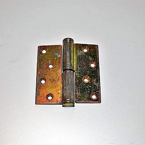 Zierleyn scharnier Lengte= 90mm  Breedte= 90mm (scharnier) (deur) (raam) (zierleyn) (outlet) (hang en sluitwerk)  Beschadigd