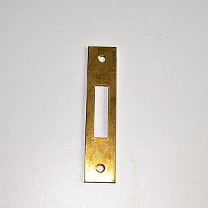 Nemef messing sluitplaat/haaksluitplaat/nachtsluitplaat  P4429/17   Din rechts DRS  Haak / 24mm breed/ voorplaat lengte 120mm  (nemef) (sluitplaat) (messing) (haak) (haaksluitplaat) (nachtsluitplaat) (haak sluitplaat) (nacht sluiplaat)