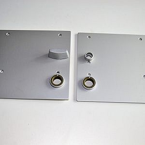 Archi Kwadraat schild voor WC  Din links 63x8 (wcschild) (schild) (kwadraat)