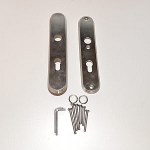 Intersteel RVS veiligheids-schilden SKG *** Doorgaand PC 72 RVS.