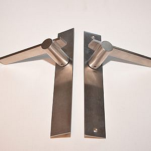 Formani Deurgrepen set RVS op blind schild TENSE BB100P236SFC.